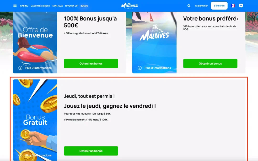 Comment fonctionne le programme de fidélité de Millionz Casino ?